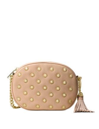 michael kors ginny cinder studded medium messenger|Michael ginny studded medium messenger, Michael Kors .